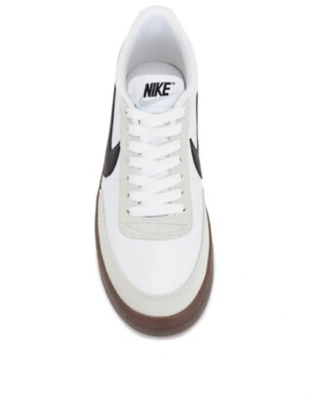 Nike Killshot 2 Leather in White, Black, Light Silver, & Gum Dark Brown